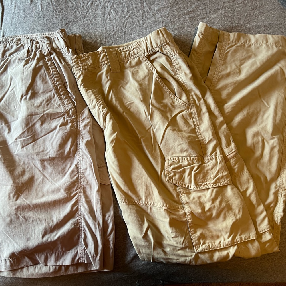 Men’s Columbia Omni-Shade Shorts and Pants 34